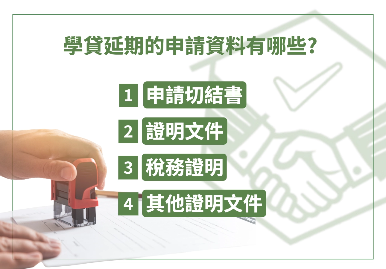 學貸延期申請文件