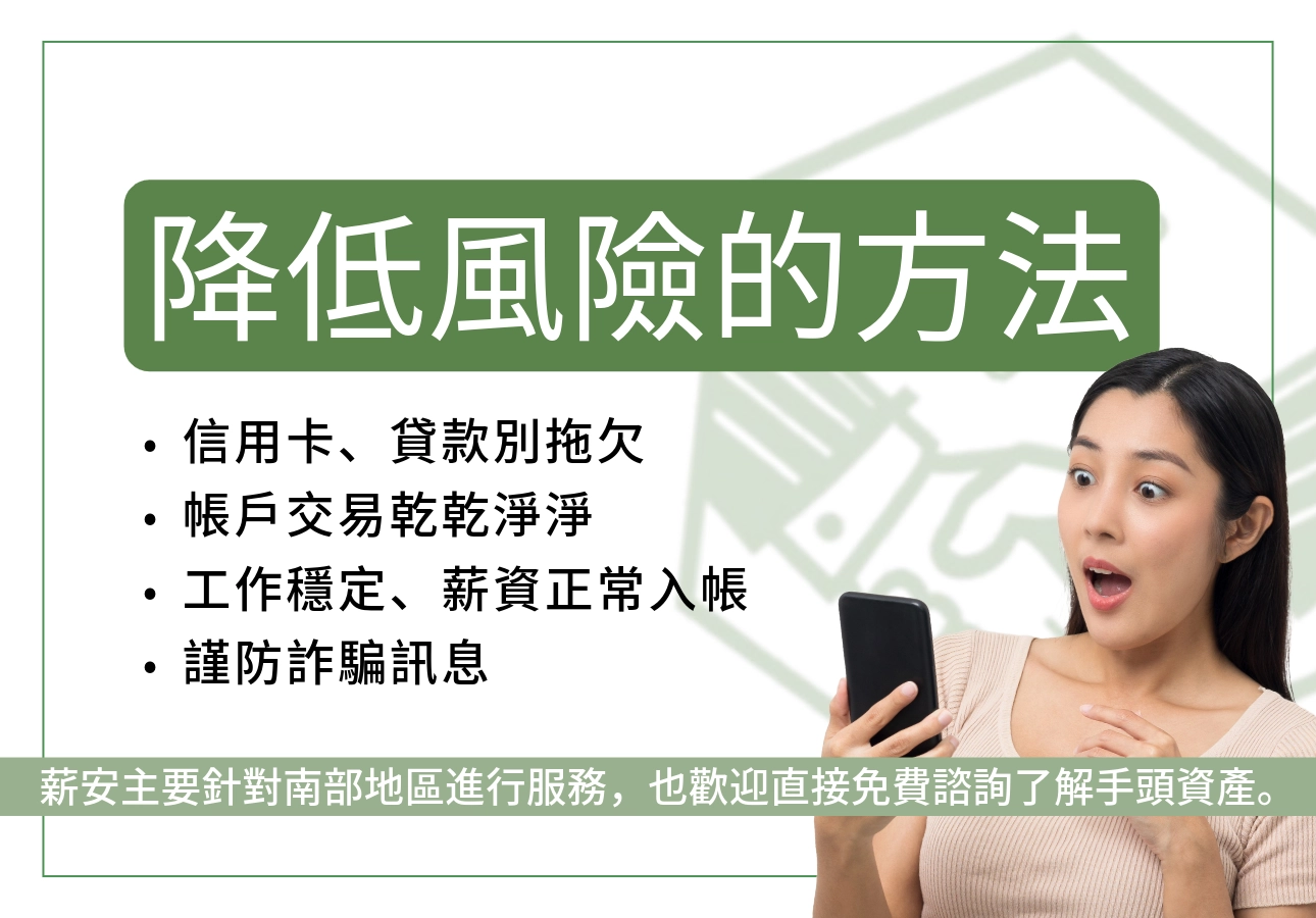降低銀行照會的通知風險需平常維持信用良好