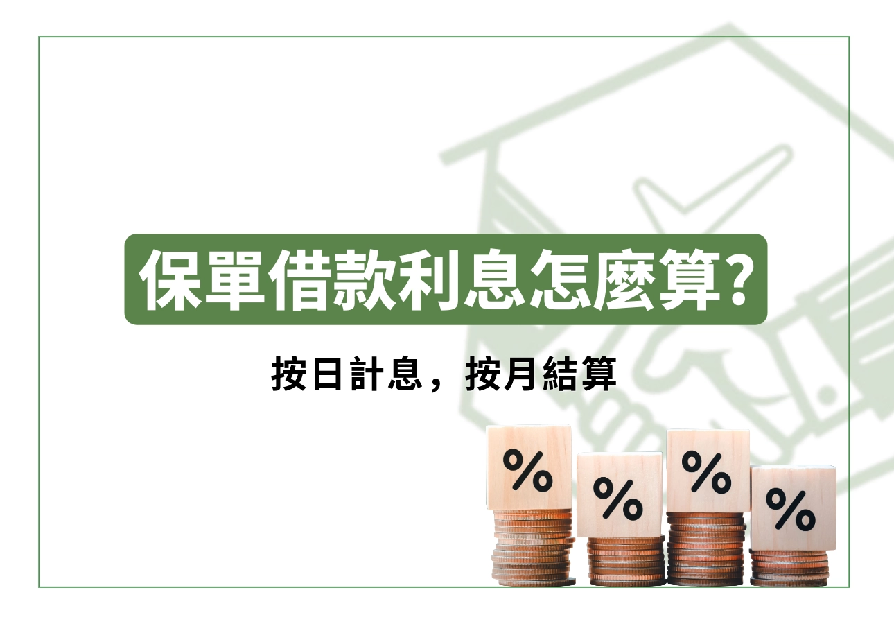 保單借款利息怎麼算?