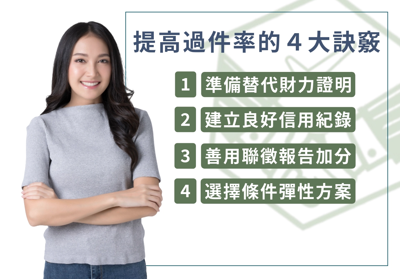 沒有薪轉如何提高貸款過件率的4大訣竅說明