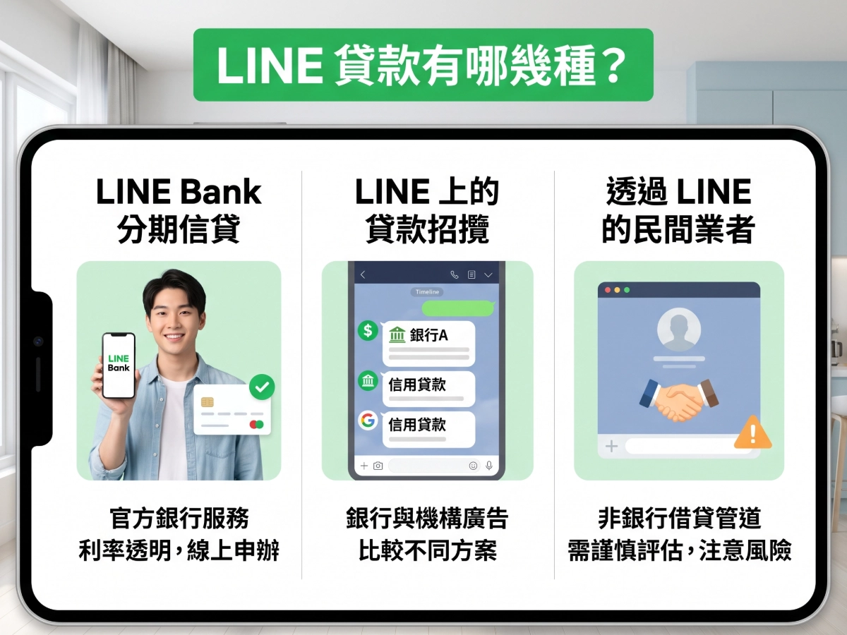 LINE 貸款有哪幾種？