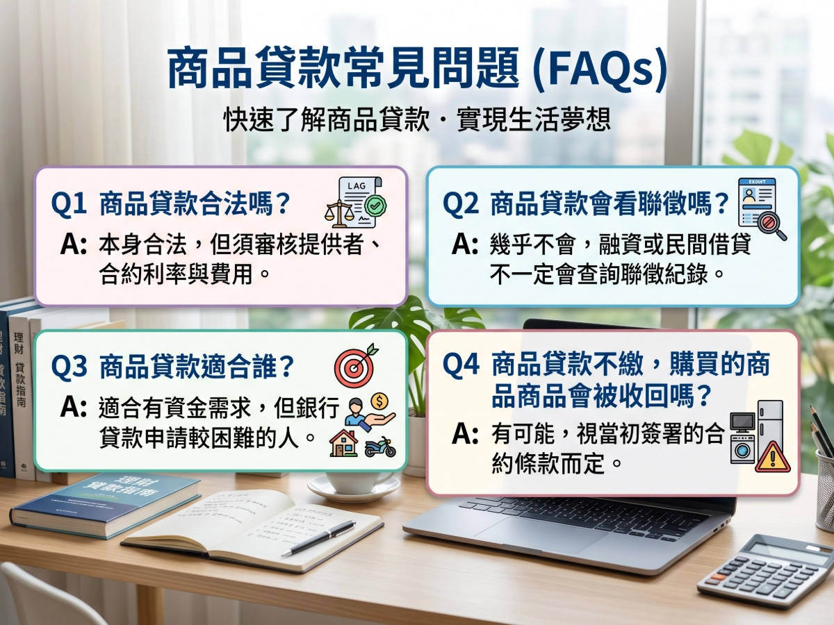 商品貸款常見問題