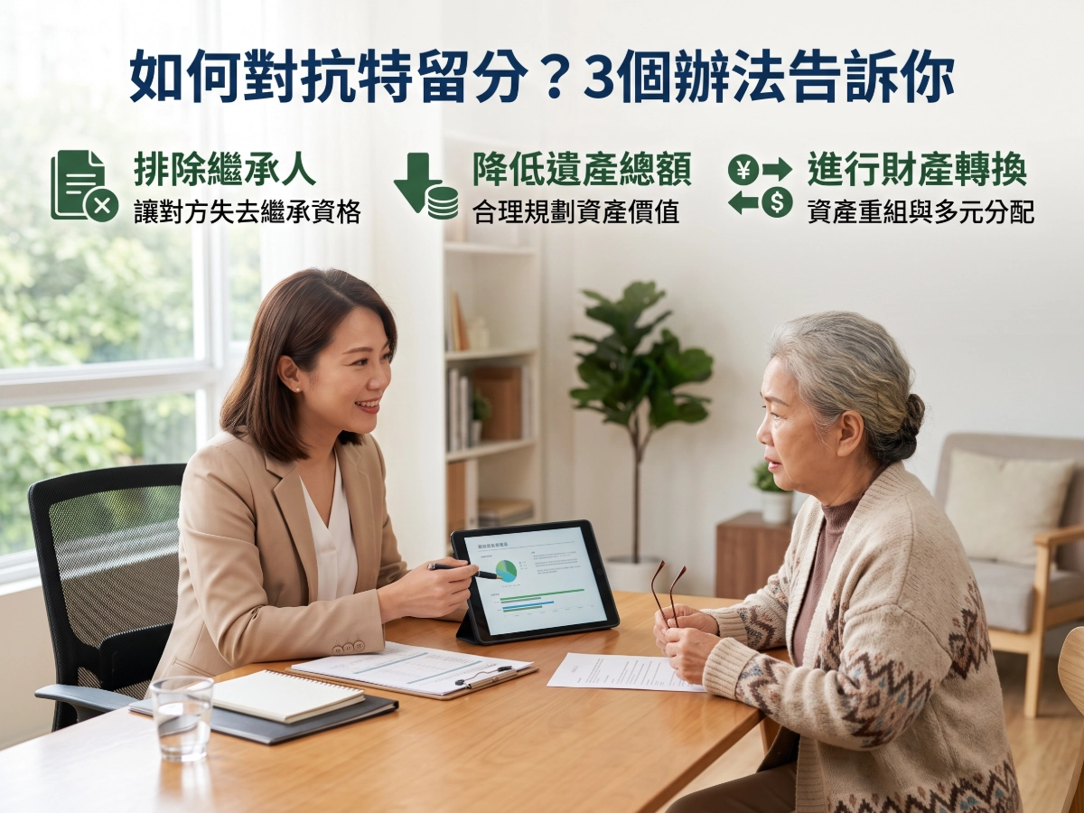 如何對抗特留分