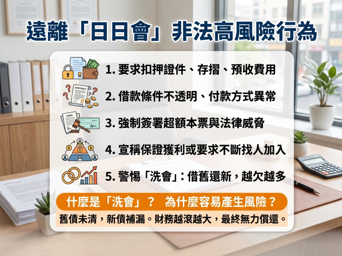 日日會的高風險行為