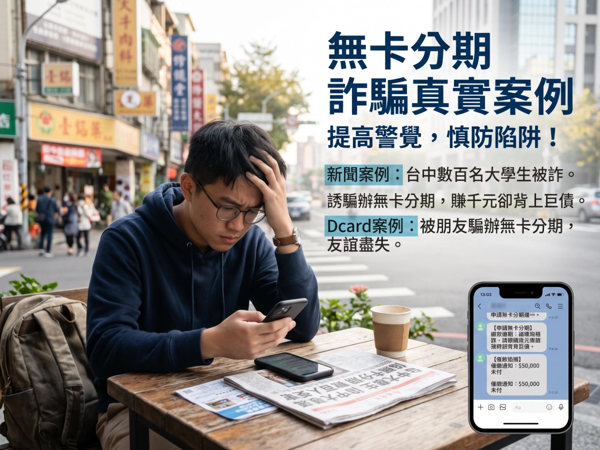 無卡分期詐騙的真實案例