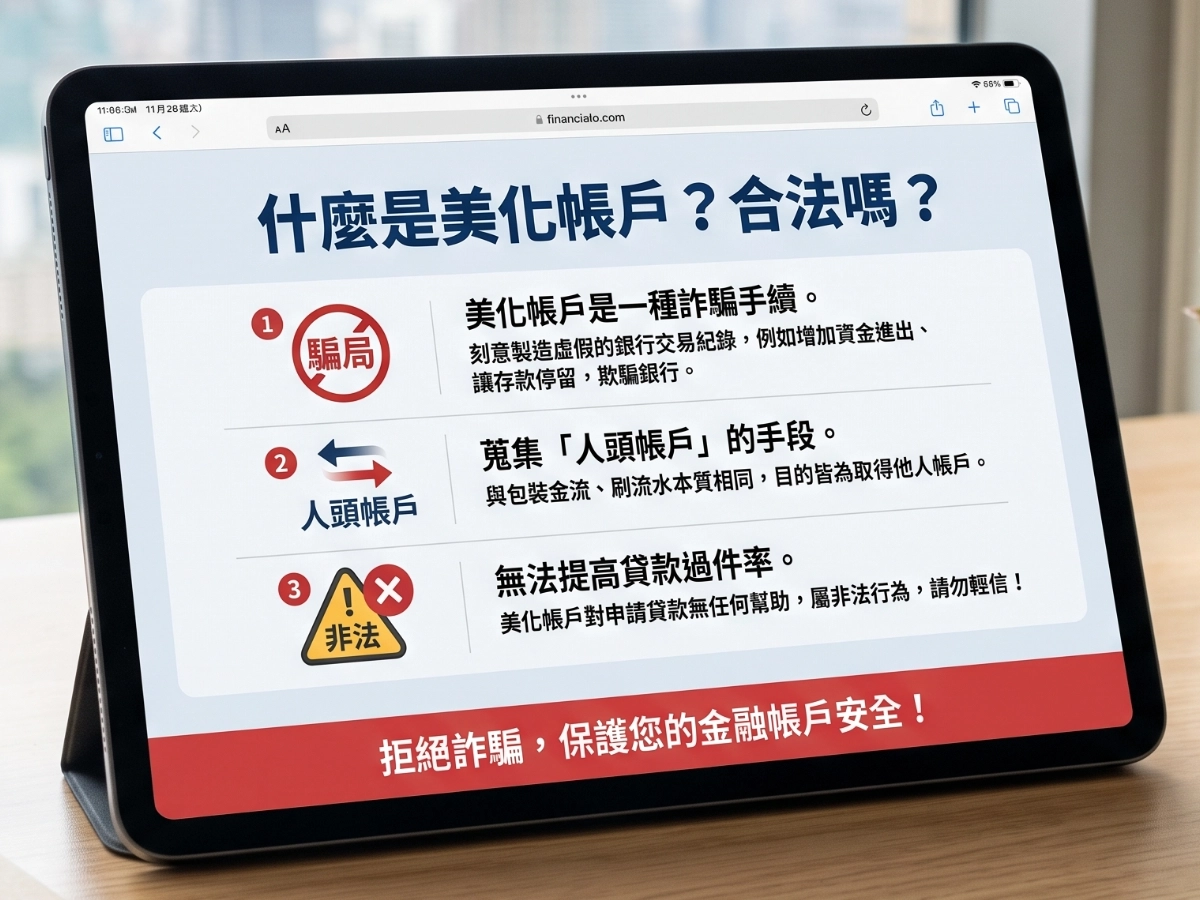 美化帳戶是什麼?合法嗎?