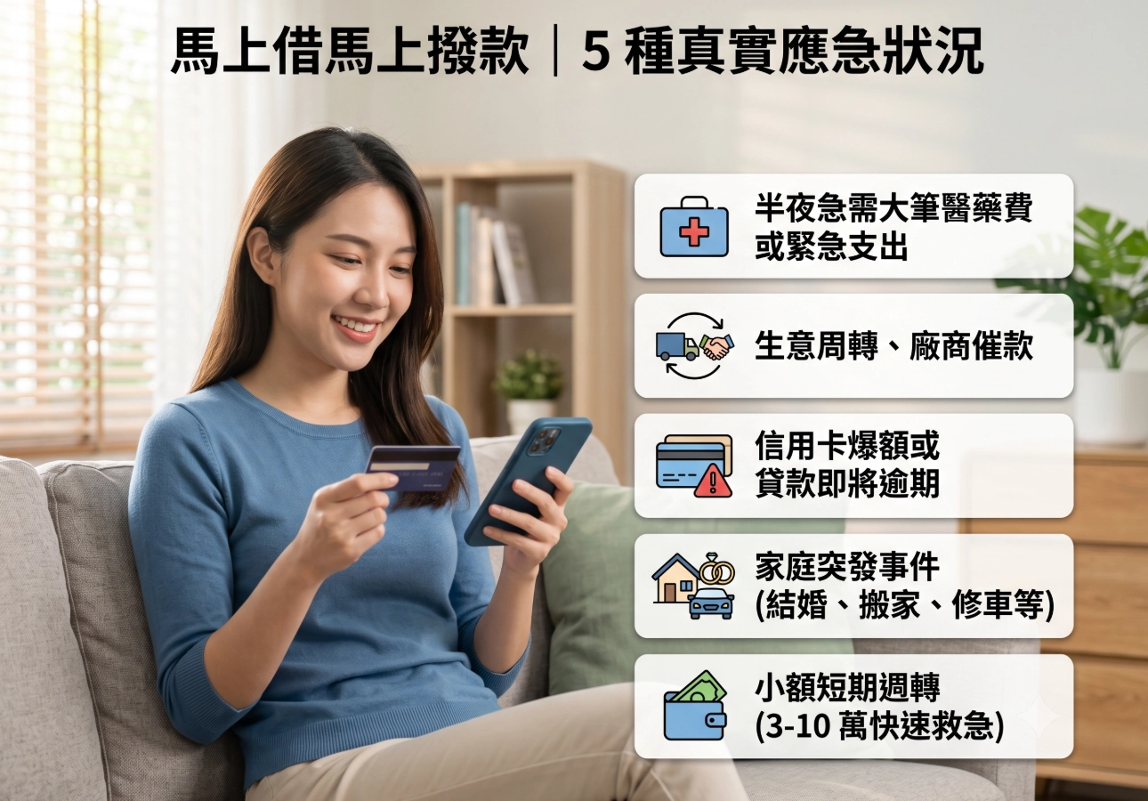 馬上借馬上撥款的 5 種真實狀況